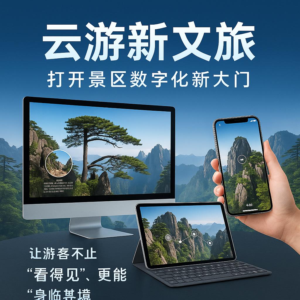 云游新文旅 &middot; 打开景区数字化新大门 &mdash;&mdash; 让游客不止&ldquo;看得见&rdquo;，更能&ldquo;身临其境&rdquo;